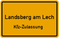 Zulassungstelle Landsberg am Lech